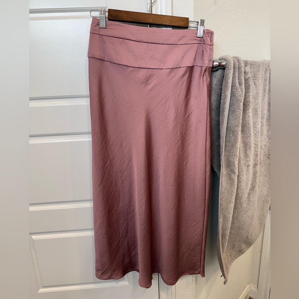 Free People Blush Rose Midi Skirt - Picture 2 of 5